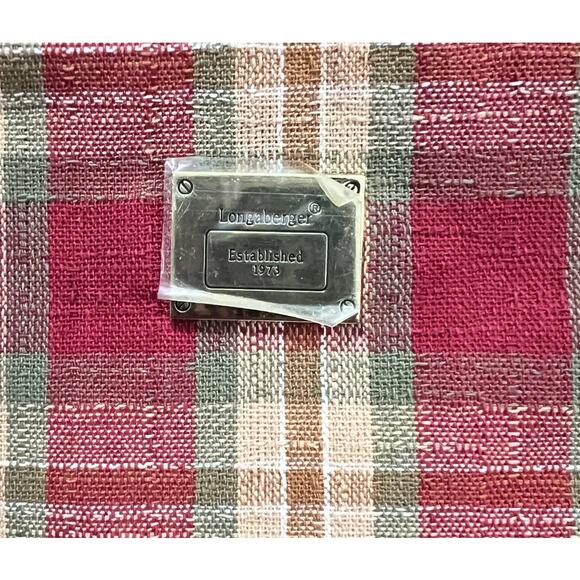 Longaberger Homestead Multicolor Plaid Crossbody Bag/Purse NWOT - Picture 3 of 6